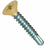 6-20 X 1 PH FLAT SDS ZINC PT.#08 TAN